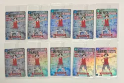 Lot of (10) One Piece Monkey D. Luffy US Voyage College Basketball Promo SEALED - Image 1