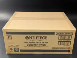 One Piece OP14-EB04 The Azure Sea's Seven English 12 Booster Box Case Sealed - Image 1