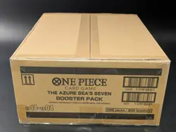 One Piece OP14-EB04 The Azure Sea's Seven English 12 Booster Box Case Sealed - Image 2
