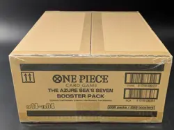 One Piece OP14-EB04 The Azure Sea's Seven English 12 Booster Box Case Sealed - Image 4