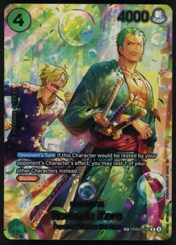 One Piece TCG Roronoa Zoro SP OP14 PRB02-006 - Image 1