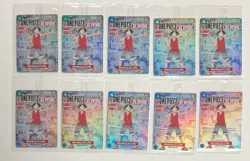 Lot of (10) One Piece Monkey D. Luffy US Voyage College Basketball Promo SEALED - Image 1
