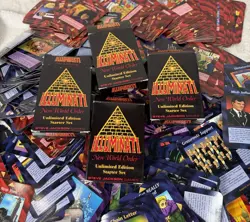 Illuminati New World Order (INWO) Card Game - Massive 360 Card Lot - Great Shape - Image 1