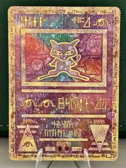 Ancient Mew Cosmos foil version Promo Card Pokemon rare International Movie 2000 - Image 1