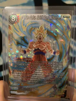 SS Son Goku Spirit Bomb Absorbed BT19 SR Foil Dragon Ball Super Card Game | NM - Image 1