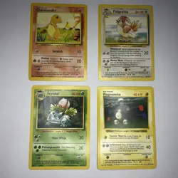 1999 Pokemon Cards Lot Of (4) Base Set /102 #22 #30 #46 #53 - Image 1