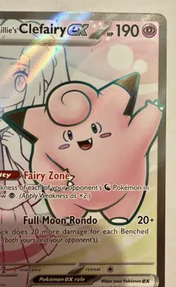 Lillies Clefairy ex 173/159 (JTG) Journey Together NM Full Art Pokemon Card - Image 4
