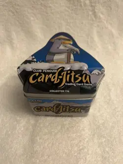 Club Penguin Tin Sensai Trading Card Game Series 1 Tin Collectible - Image 1