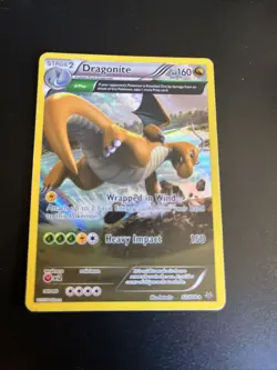Pokemon TCG Dragonite Roaring Skies Reverse Holo Rare Card 52/108 - Image 1