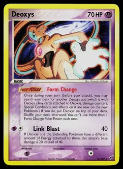 Pokemon Card - Deoxys Normal Forme Deoxys 16/107 Rare - Image 1