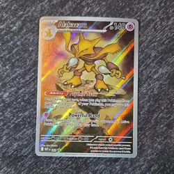 Pokemon Alakazam 009 MP Holo Stage 2 140 HP Psychic Card English 2025 - Image 1