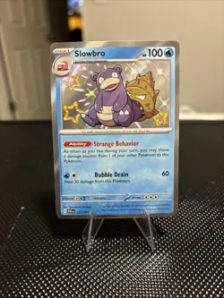 Pokemon TCG Slowbro 117/091 SV Paldean Fates Shiny Rare Card NM/M Condition - Image 1