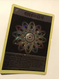 Rainbow Energy - WOTC League Promo Pokemon - Holo Card - Image 2