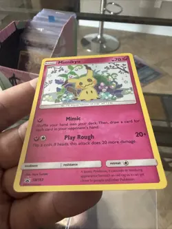 Pokemon Mimikyu TCG Scarlet & Violet SM163 Holo Promo Card Near Mint Condition - Image 3