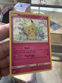 Pokemon Mimikyu TCG Scarlet & Violet SM163 Holo Promo Card Near Mint Condition - Image 4
