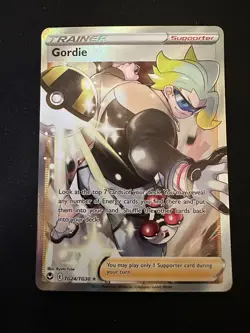Pokemon Card Gordie TG24/TG30 Trainer Gallery Silver Tempest Near Mint - Image 1