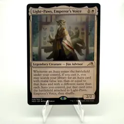 MTG Light-Paws, Emperor's Voice Kamigawa: Neon Dynasty Regular NM - Image 1