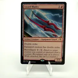 Magic The Gathering Lizard Blades Kamigawa: Neon Dynasty Regular NM - Image 1