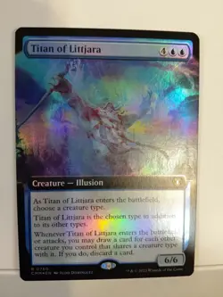 Titan of Littjara (Extended Art) Commander Masters Foil - Image 1