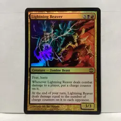 MTG Lightning Reaver Magic: The Gathering Alara Reborn Foil Rare #42 - Image 1
