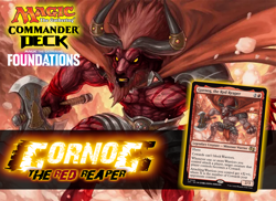 Gornog, the Red Reaper MTG EDH Commander Deck | Mono Red WarriorS! - Image 1