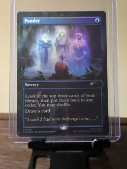 Ponder (2292) (Rainbow Foil) Secret Lair Drop Foil - Image 1