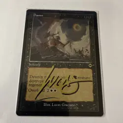 Shadow Signed By Artist: Damn (Retro Frame) (Foil Etched) Modern Horizons 2 Foil - Image 1