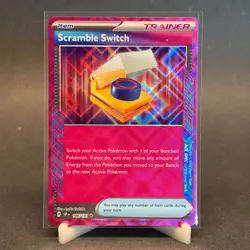 Scramble Switch 186/191 Sv08: Surging Sparks Holo ACE SPEC Rare Pokemon TCG - Image 1
