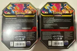 Pokemon TCG Mega Charizard X & Y EX Tins Sealed - Set of 2 - Image 2