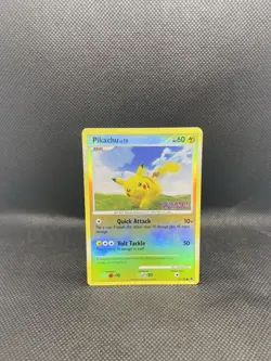 Pikachu 70/100 Burger King Promo Pokemon English Stamped Reverse Holo 2008 - Image 1