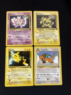 Pokemon First Movie set of 4 (Pikachu, Electabuzz, Mewtwo, and Dragonite) - Image 1
