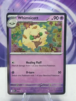 Whimsicott 019 Cosmos Holo Black Star Promo 2025 Pokemon TCG WITH SWIRL - Image 1