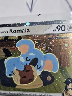 Pokemon TCG Ascended Heroes Larry's Komala Cosmos Holo SWIRL Promo 175/217 NM 🌀 - Image 3