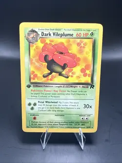 Pokemon Dark Vileplume 30/82 - 1st Edition Non-Holo Rare - Team Rocket - Image 1