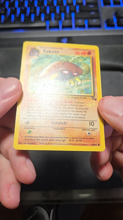 Pokemon TCG Kabuto W Gold Stamp Wizards Promo, WOTC 50/62 LP+ (w/video) - Image 2