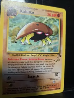 Pokemon TCG Kabuto W Gold Stamp Wizards Promo, WOTC 50/62 LP+ (w/video) - Image 3