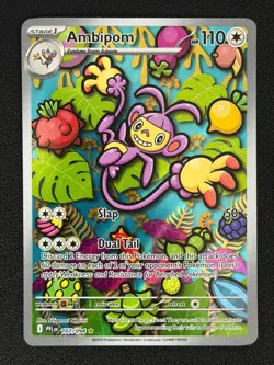 Ambipom 107/094 NM ME02 Phantasmal Flames Holo Pokemon - Image 1