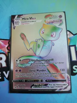Pokemon TCG Mew V Max 268/264 Fusions Angriff Holo Deutsche Karte Near Mint/Mint - Image 1