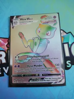 Pokemon TCG Mew V Max 268/264 Fusions Angriff Holo Deutsche Karte Near Mint/Mint - Image 2