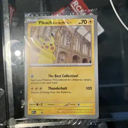 Pikachu At The Museum, Pokemon X Natural History Museum Jumbo Promo - SEALED - Image 1