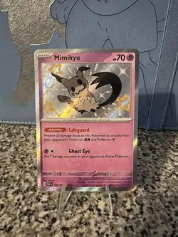 Mimikyu 160/091 Pokemon TCG Sv: Paldean Fates Shiny Holo - Image 1