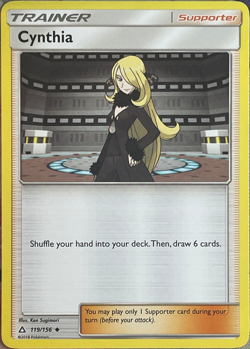 Cynthia - 119/156 - Ultra Prism Pokemon 2018 - Image 1