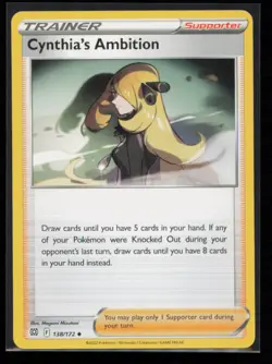 Cynthia's Ambition 138/172 Pokemon Brilliant Stars Uncommon Near Mint - Image 1