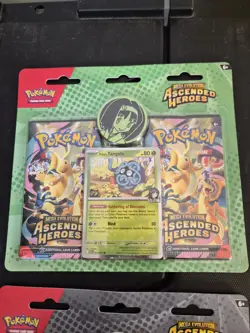 Pokemon TCG Ascended Heroes 2X 2-pack Blister Both Variations Lot Erika & Larry! - Image 2