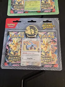 Pokemon TCG Ascended Heroes 2X 2-pack Blister Both Variations Lot Erika & Larry! - Image 3