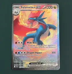 2025 Pokemon Scarlet & Violet Journey Together #187 Salamence ex SIR - Image 1