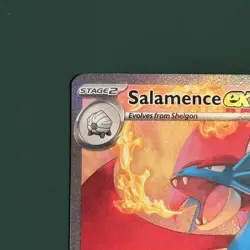 2025 Pokemon Scarlet & Violet Journey Together #187 Salamence ex SIR - Image 2