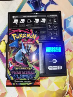 Very Heavy! 22.59g Pokemon TCG ME Phantasmal Flames Pack Sealed! - Image 1