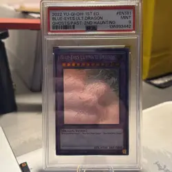 2022 YU-GI-OH! GFP2-GHOSTS FROM TH 1ST EDITION BLUE-EYES ULTIMATE DRAGON PSA 9 - Image 1