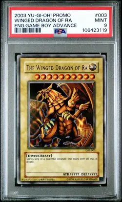 Yugioh Winged Dragon Of Ra GBI-003 Ultra Rare PSA 9 - Image 1